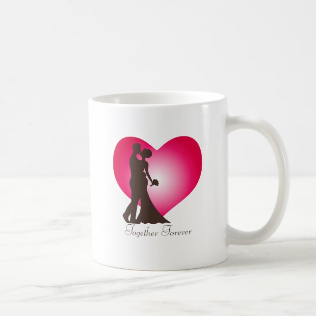 Nygifta par kaffemugg (Höger)