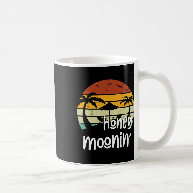Nygifta Par Matchande Smekmånad Honeymoon V Kaffemugg (Höger)