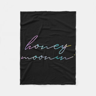 Nygifta Par Matchande Smekmånad Semester Honung  Fleecefilt