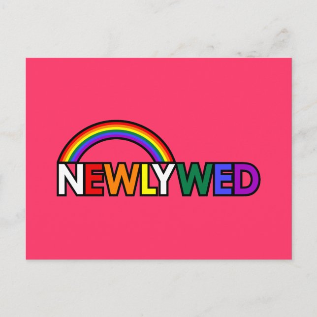 NYGIFTA Postkort Meddelande Vykort (Framsida)