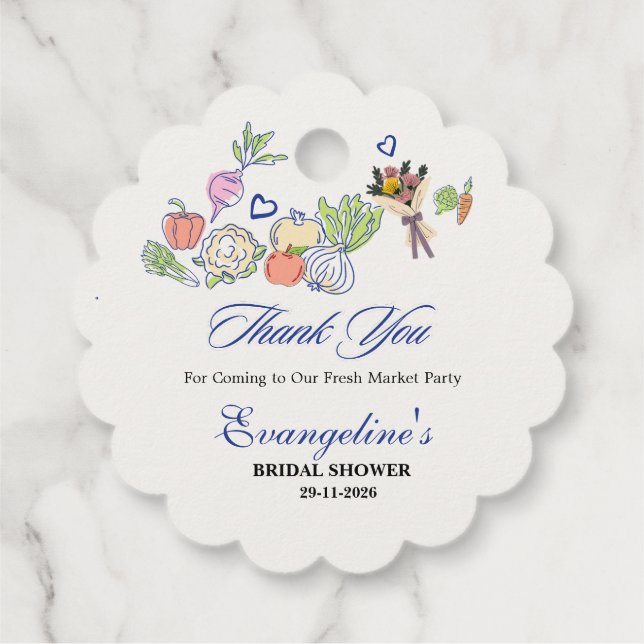 Nygjorda Bröllopsfesten Tack Gåvor Etiketter (Baksida)