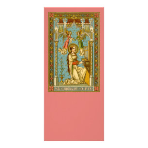 Nygotisk St. Cecilia av Rom (BNG 02) Reklamkort