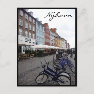 nyhavande cyklar vykort