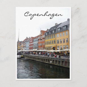 nyhavande scenisk vykort