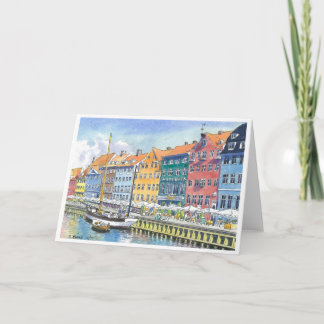 Nyhaven, Copehagen, Denmark Kort