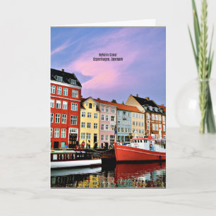 Nyhavn Canal, Köpenhamn, Danmark Kort