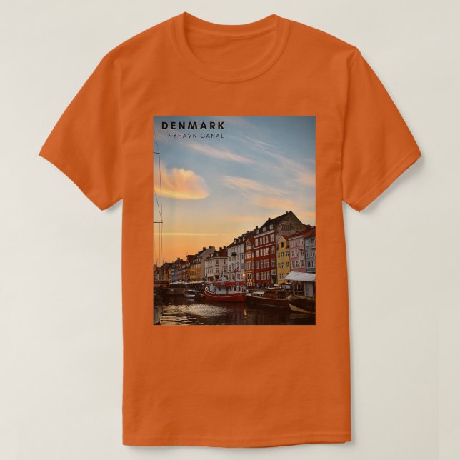 Nyhavn canaldenmark t shirt (Design framsida)