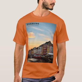 Nyhavn canaldenmark t shirt
