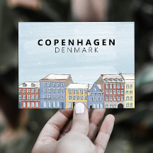 Nyhavn Copenhagen Danmark Skandinavien Modern