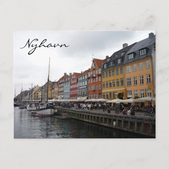 nyhavn färger vykort (Framsida)