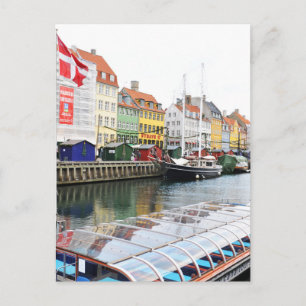 Nyhavn-kanalen i Köpenhamn, Danmark Vykort