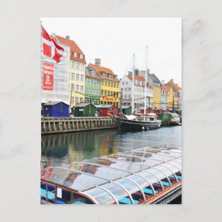 Nyhavn-kanalen i Köpenhamn, Danmark Vykort