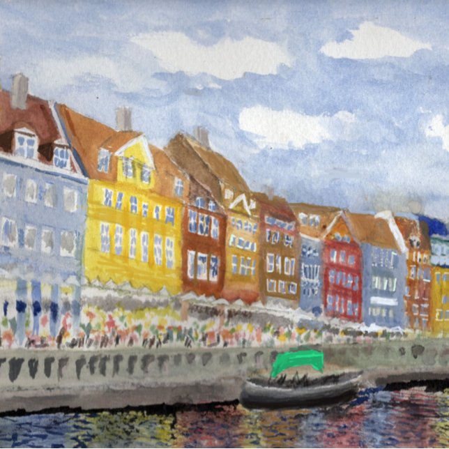 Nyhavn, Köpenhamn Canvastryck (Skapare uppladdad)