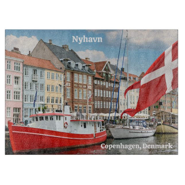 Nyhavn Köpenhamn Danmark (Framsidan)
