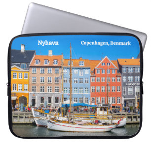 Nyhavn Köpenhamn Danmark Laptop Fodral