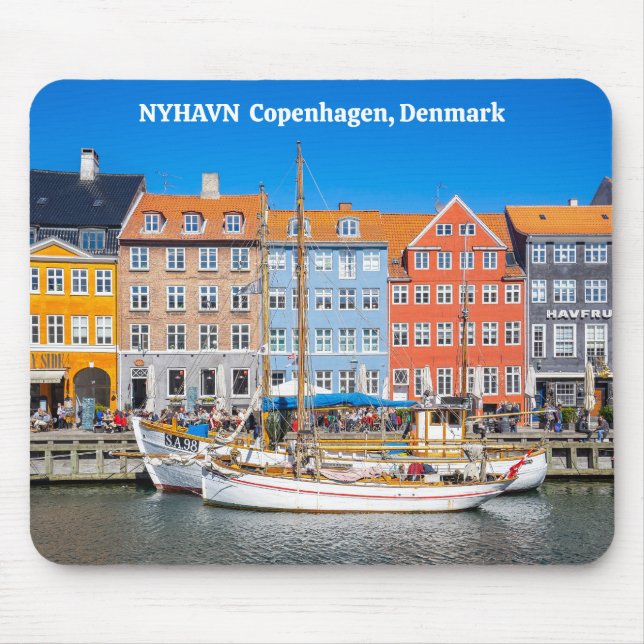 Nyhavn Köpenhamn Danmark Musmatta (Framsidan)
