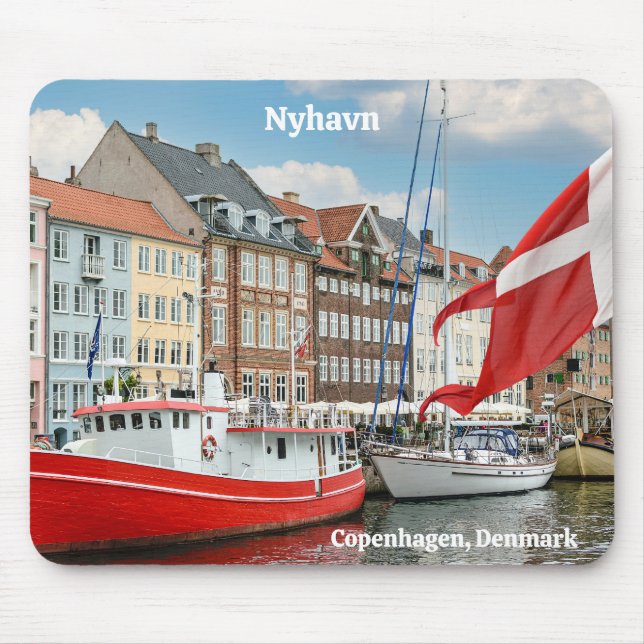 Nyhavn Köpenhamn Danmark Musmatta (Framsidan)