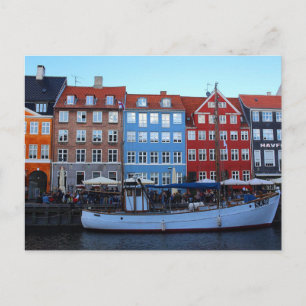 Nyhavn Köpenhamn Danmark Vykort