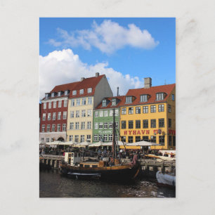 Nyhavn Köpenhamn Danmark Vykort