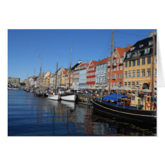 Nyhavn,Köpenhamn i Danmark Hälsningskort