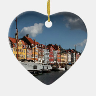 Nyhavn Köpenhamn Julgransprydnad Keramik