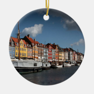 Nyhavn Köpenhamn Julgransprydnad Keramik