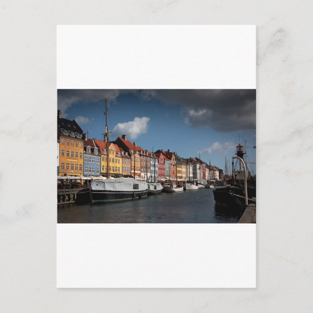 Nyhavn, Köpenhamn Vykort (Framsida)