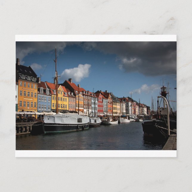 Nyhavn, Köpenhamn Vykort (Framsida)