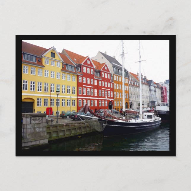 Nyhavn segel vykort (Framsida)