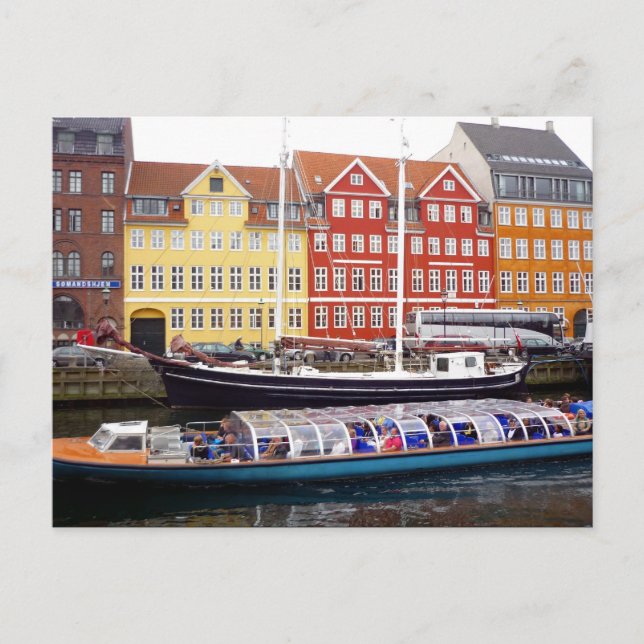 nyhavns färjbåt vykort (Framsida)