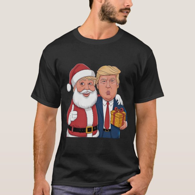 Nyhet 2024 Jul - Tump och jultomten T Shirt (Framsida)