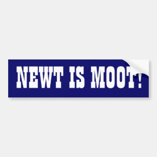 "Nyhet är moot" Bildekal
