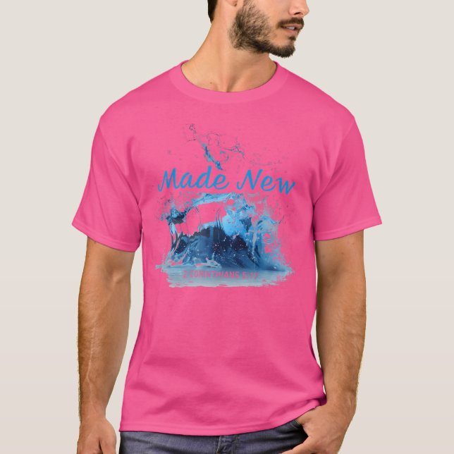 Nyhet i Kristus Kristus Kristi tro Baptism 2 T Shirt (Framsida)