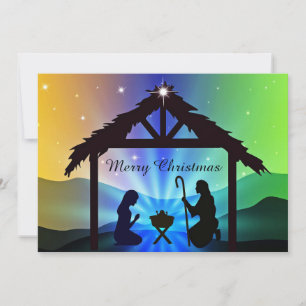 Nyhet Manger Jul Grafik jul - platt Julkort