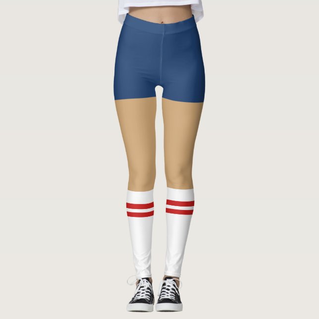 Nyhet Nördiga Shorts Och Strumpor Leggings (Framsida)