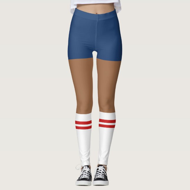 Nyhet Nördiska Shorts Och Strumpor Leggings (Framsida)