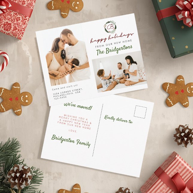 Nyhet om jul i hemmetTvå Flyttor i fotofamiljen Meddelande Vykort (Skapare uppladdad)