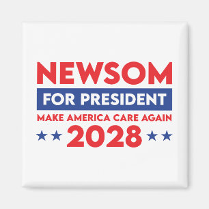 Nyhet till president - gör Amerika till en nyhet 2 Magnet