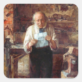 Nyheter från My Lad (av James Campbell) Fyrkantigt Klistermärke