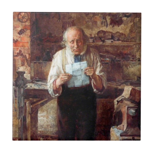 Nyheter från My Lad (av James Campbell) Kakelplatta (Framsidan)