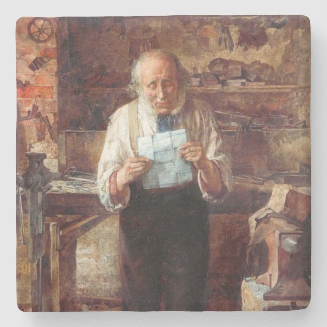 Nyheter från My Lad (av James Campbell) Stenunderlägg (Framsidan)