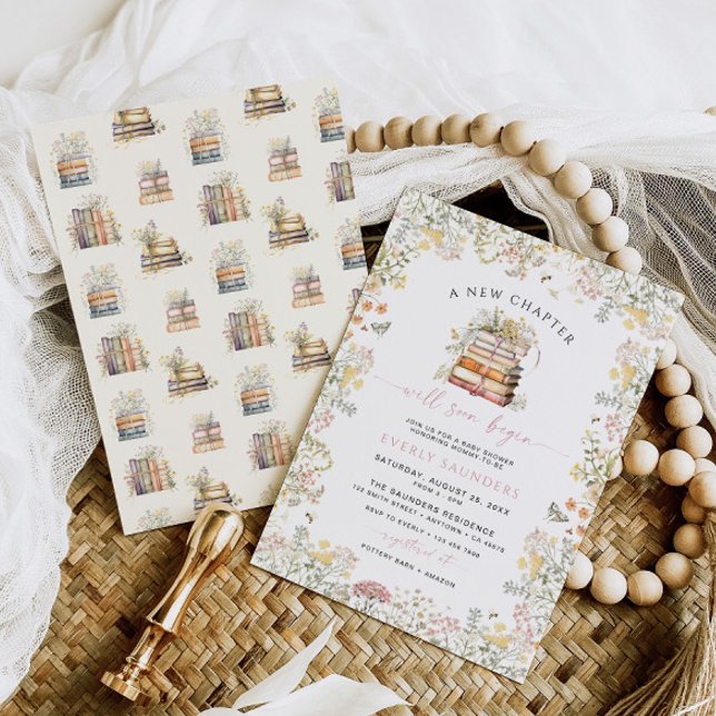 Nyheter i Storybook Baby Shower-inbjudan Flicka Inbjudningar (Skapare uppladdad)