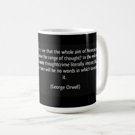 NYHETER OCH TANKPOLISEN (ORWELL) KAFFEMUGG
