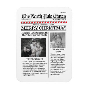 Nyheter om julklapp Vitmiskt North Pole Magnet