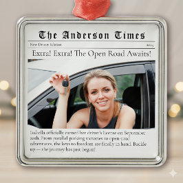 Nyheter om Personligen Ny drivrutin - första jul Julgransprydnad Metall