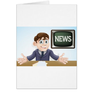 Nyheterna ankrar manen hälsningskort
