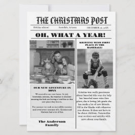 Nyhetsblad för julfamiljen + årstidsfotografi för  inbjudningar