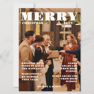 Nyhetsblad för julfamiljen + årstidsfotografi för inbjudningar
