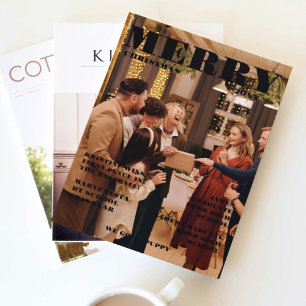 Nyhetsblad för julfamiljen + årstidsfotografi för  inbjudningar