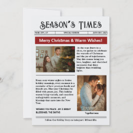 Nyhetsbrev Arch Photo Collage jul Julkort